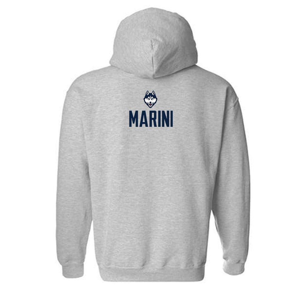 UConn - NCAA Football : Michael Marini - Classic Shersey Hooded Sweatshirt-1