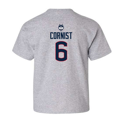 UConn - NCAA Football : Trey Cornist - Classic Shersey Youth T-Shirt-1