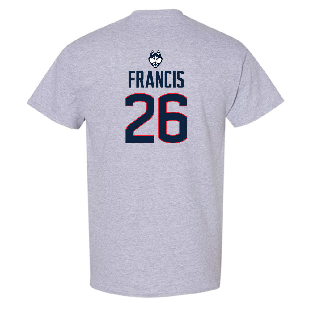 UConn - NCAA Men's Soccer : Sebastian Francis - Classic Shersey T-Shirt-1