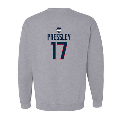 UConn - NCAA Football : Shamar Pressley - Classic Shersey Crewneck Sweatshirt-1