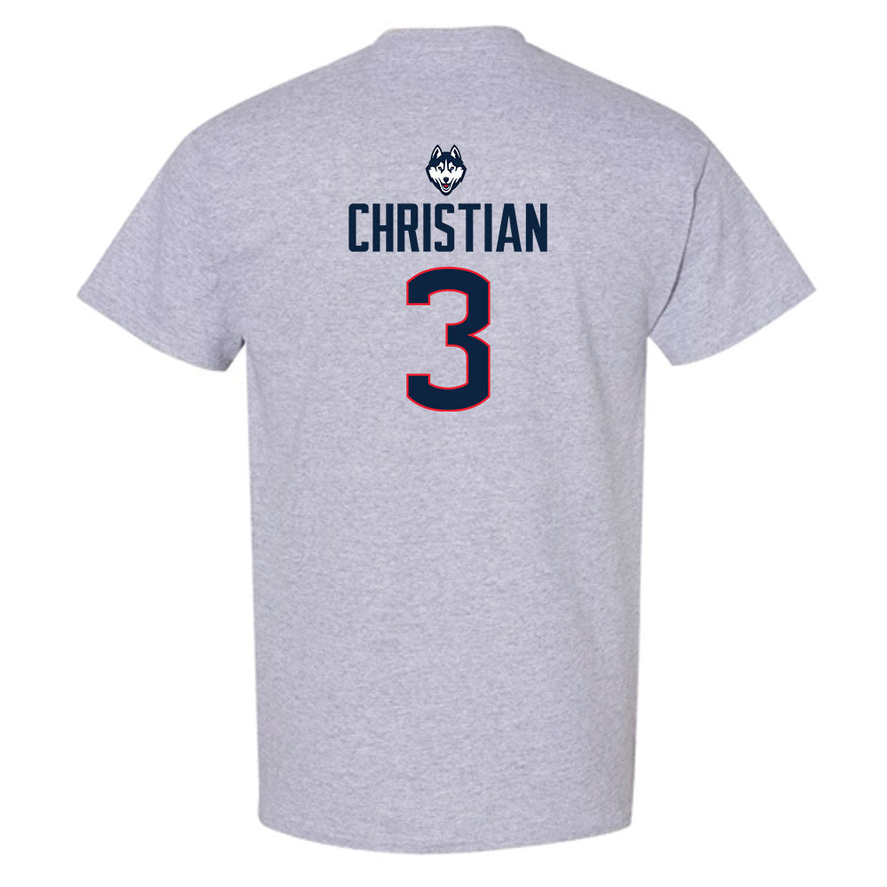 UConn - NCAA Football : Kenji Christian - Classic Shersey T-Shirt-1