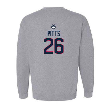 UConn - NCAA Baseball : Joe Pitts - Classic Shersey Crewneck Sweatshirt-1