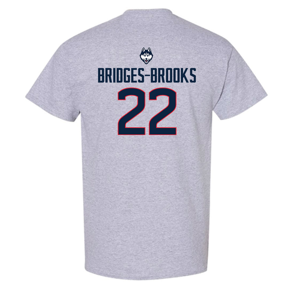 UConn - NCAA Football : Axavier Bridges-Brooks - Classic Shersey T-Shirt-1
