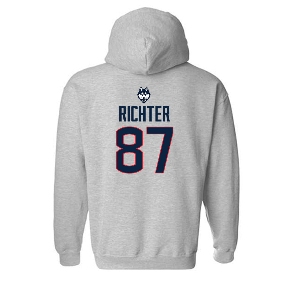 UConn - NCAA Football : Clemens Richter - Classic Shersey Hooded Sweatshirt-1