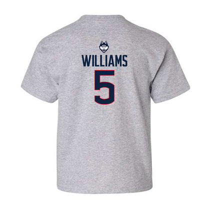 UConn - NCAA Football : Rickey Williams - Classic Shersey Youth T-Shirt-1