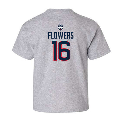 UConn - NCAA Football : Kamren Flowers - Classic Shersey Youth T-Shirt-1