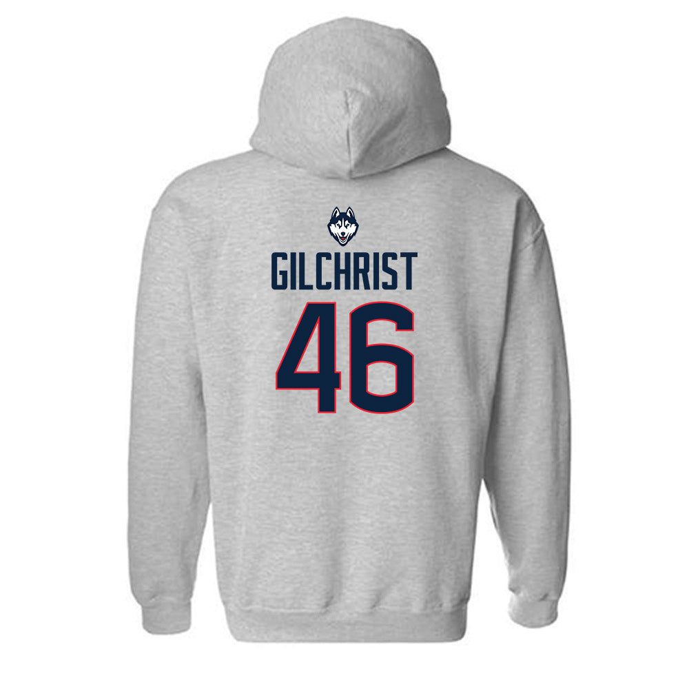 UConn - NCAA Baseball : Rob Gilchrist - Classic Shersey Hooded Sweatshirt-1