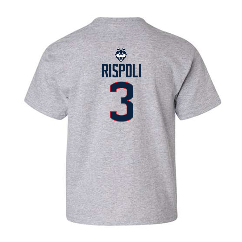 UConn - NCAA Baseball : Rob Rispoli - Classic Shersey Youth T-Shirt-1