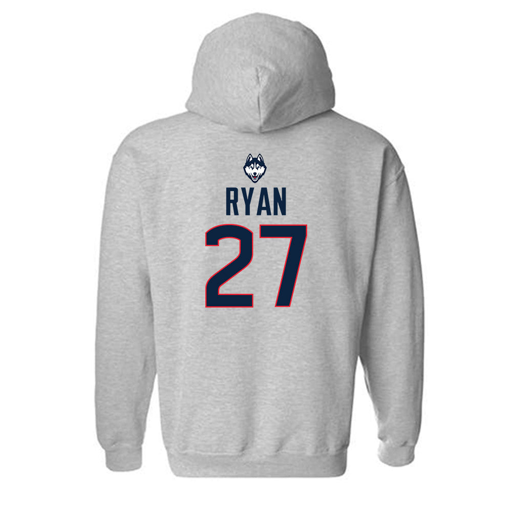 UConn - NCAA Men's Soccer : Jack Ryan - Classic Shersey Hooded Sweatshirt-1