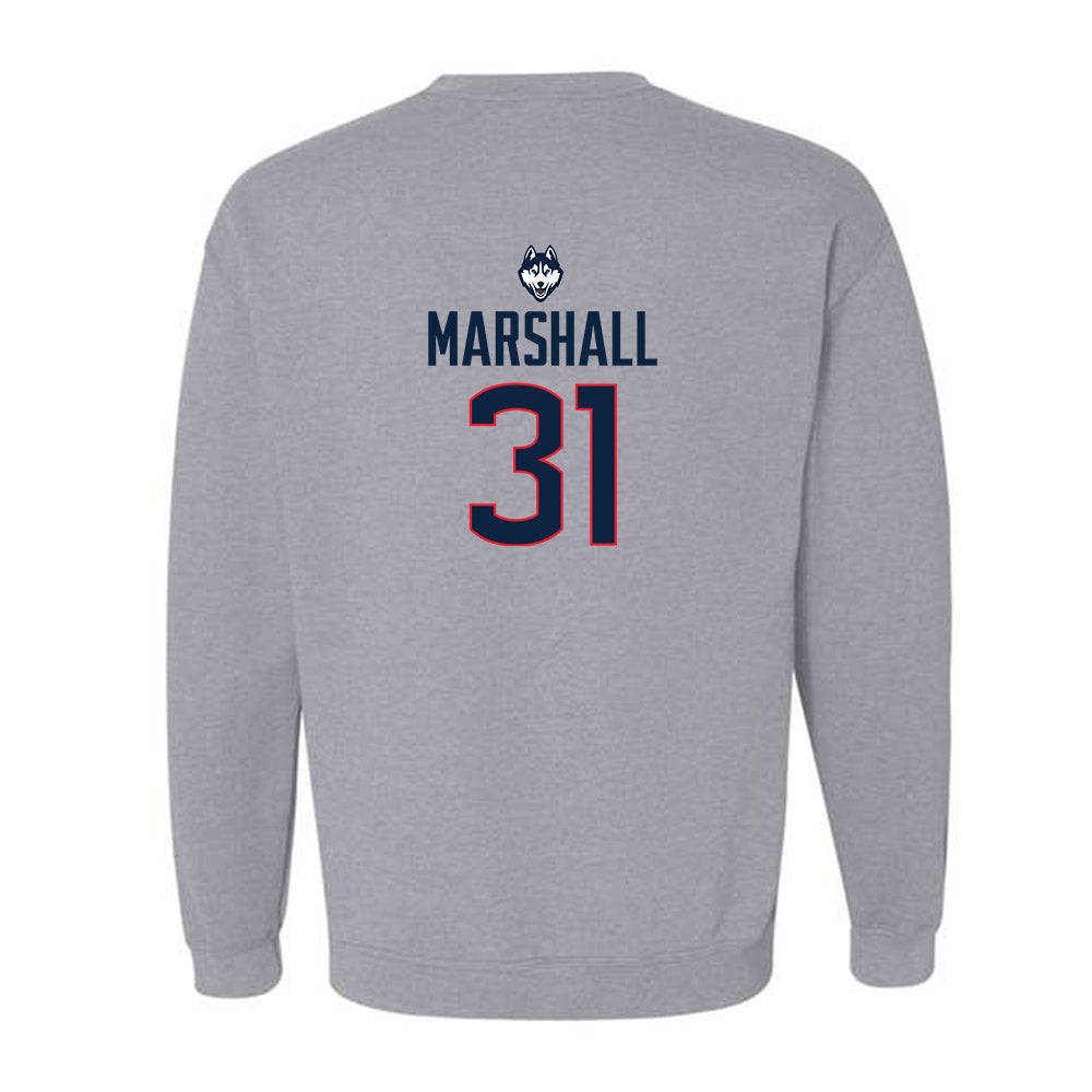 UConn - NCAA Baseball : Jackson Marshall - Classic Shersey Crewneck Sweatshirt-1