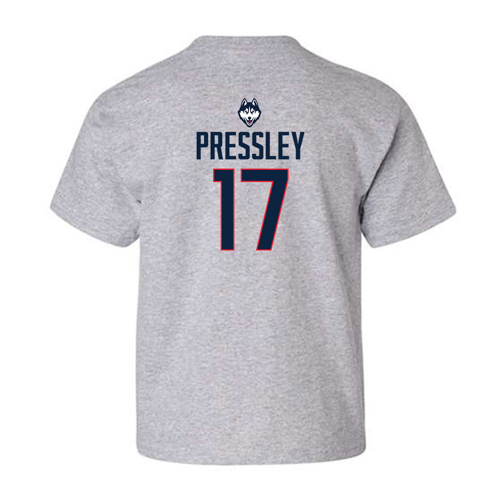 UConn - NCAA Football : Shamar Pressley - Classic Shersey Youth T-Shirt-1