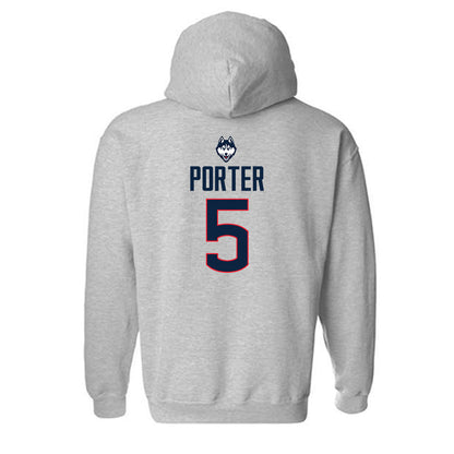 UConn - NCAA Football : Shamar Porter - Classic Shersey Hooded Sweatshirt-1