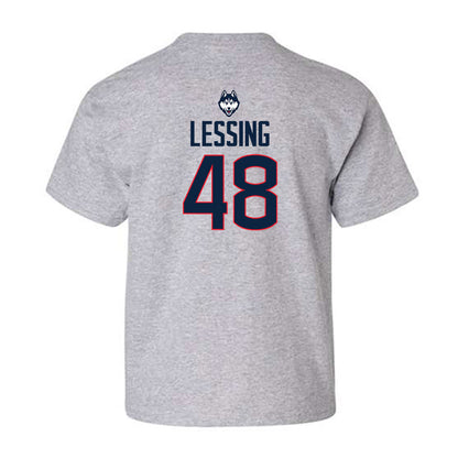 UConn - NCAA Baseball : Justin Lessing - Classic Shersey Youth T-Shirt-1