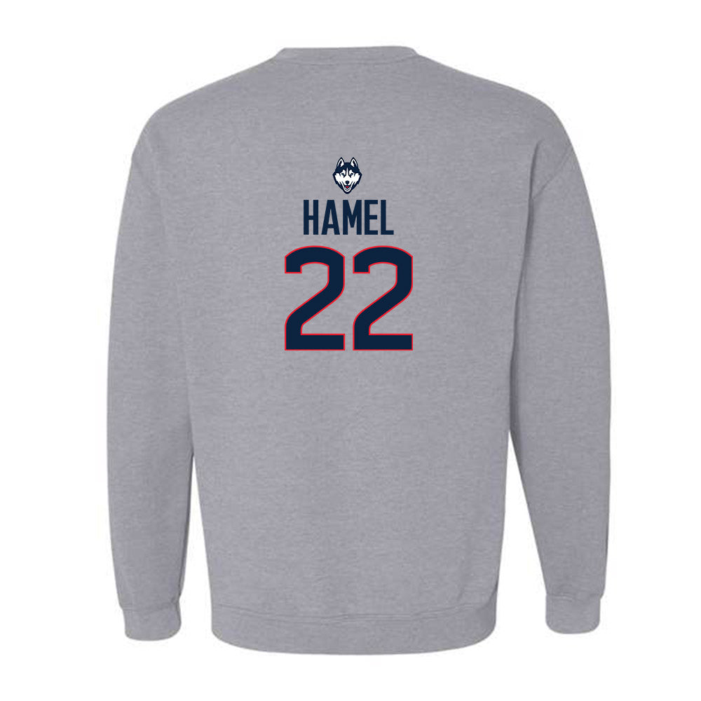 UConn - NCAA Men's Soccer : Johan Hamel - Classic Shersey Crewneck Sweatshirt-1
