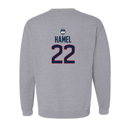 UConn - NCAA Men's Soccer : Johan Hamel - Classic Shersey Crewneck Sweatshirt-1