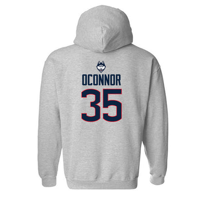 UConn - Women's Basketball Legends : Jean OConnor - Classic Shersey Hooded Sweatshirt-1