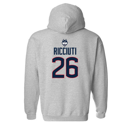UConn - NCAA Women's Ice Hockey : Leila Ricciuti - Classic Shersey Hooded Sweatshirt-1