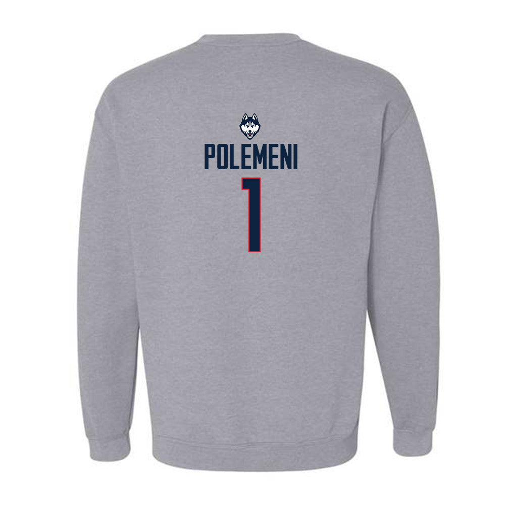 UConn - NCAA Baseball : Christopher Polemeni - Classic Shersey Crewneck Sweatshirt-1