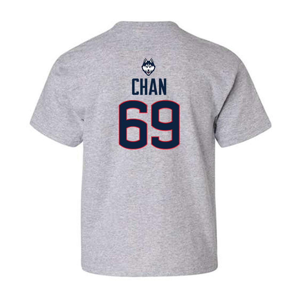 UConn - NCAA Football : Ty Chan - Classic Shersey Youth T-Shirt-1
