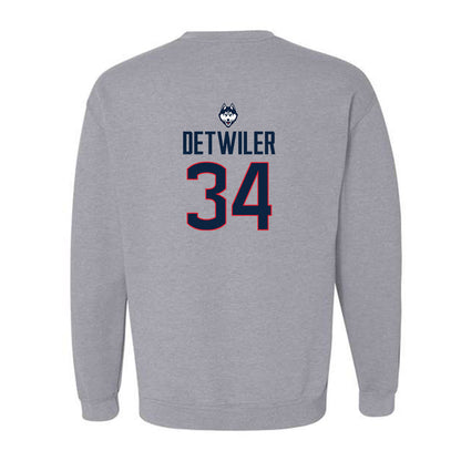UConn - NCAA Baseball : Bryce Detwiler - Classic Shersey Crewneck Sweatshirt-1