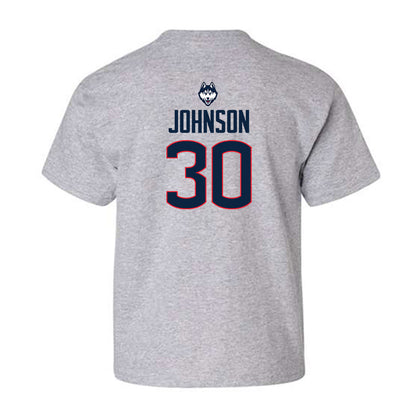 UConn - NCAA Football : Charles Johnson - Classic Shersey Youth T-Shirt-1