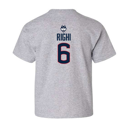 UConn - NCAA Baseball : Camden Righi - Classic Shersey Youth T-Shirt-1