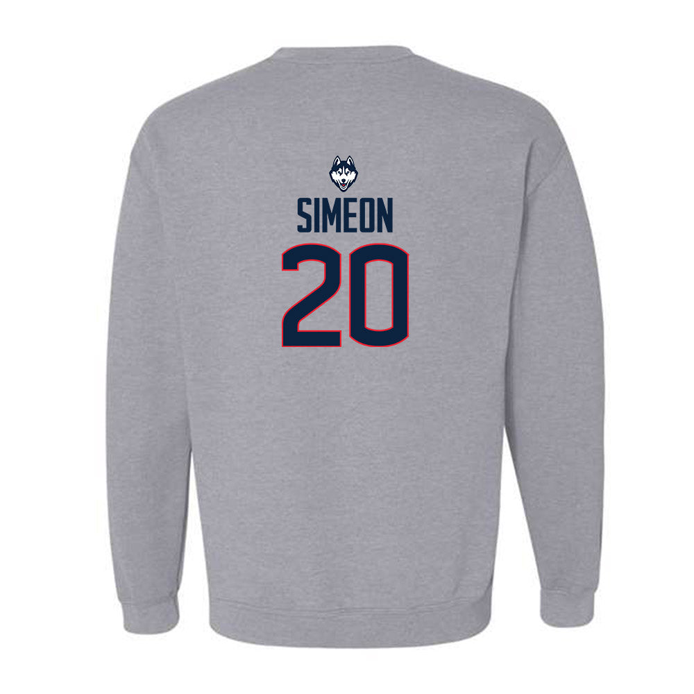 UConn - NCAA Football : Shawn Simeon - Classic Shersey Crewneck Sweatshirt-1