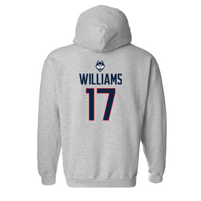 UConn - NCAA Football : Teddy Williams - Classic Shersey Hooded Sweatshirt