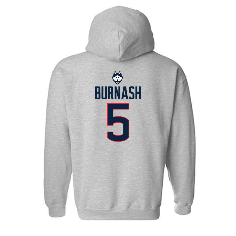 UConn - NCAA Women's Lacrosse : Karsyn Burnash - Classic Shersey Hooded Sweatshirt-1