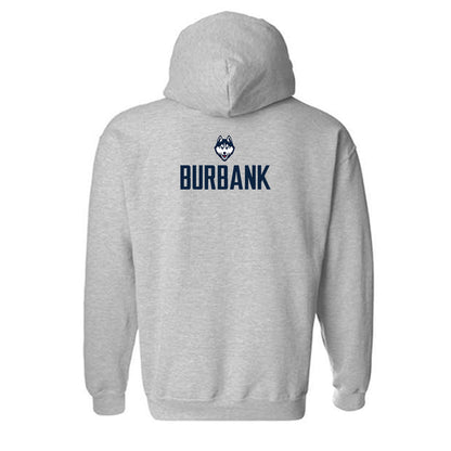 UConn - NCAA Football : Logan Burbank - Classic Shersey Hooded Sweatshirt-1