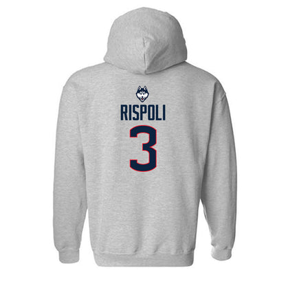 UConn - NCAA Baseball : Rob Rispoli - Classic Shersey Hooded Sweatshirt-1