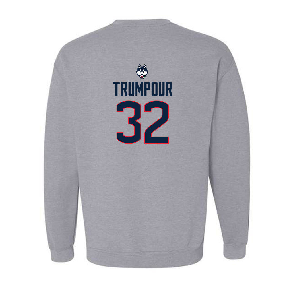 UConn - NCAA Baseball : Austin Trumpour - Classic Shersey Crewneck Sweatshirt-1