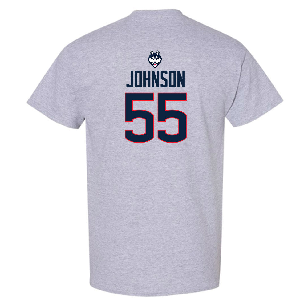 UConn - NCAA Football : Fred Johnson - Classic Shersey T-Shirt-1