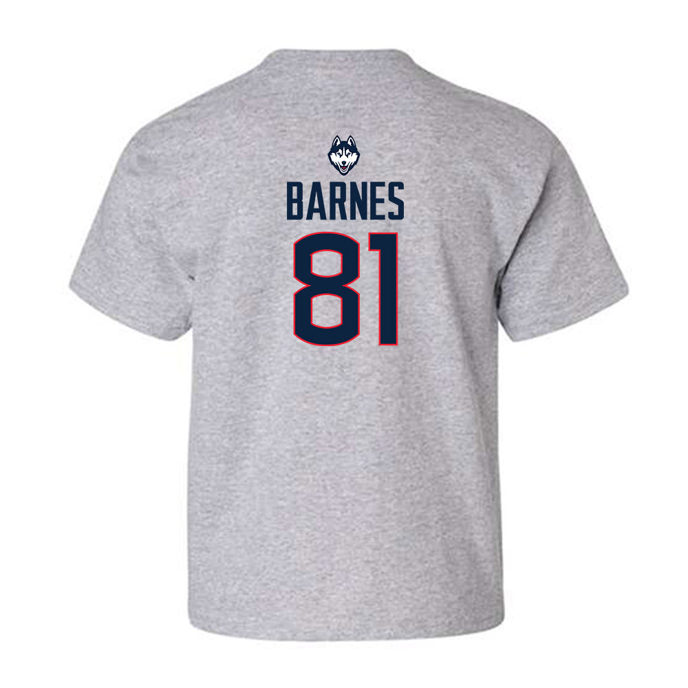 UConn - NCAA Football : Logan Barnes - Classic Shersey Youth T-Shirt-1