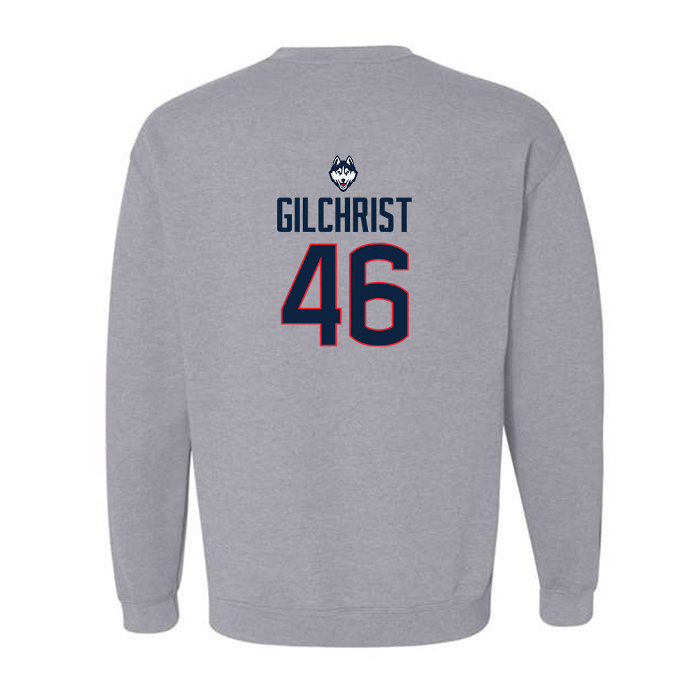 UConn - NCAA Baseball : Rob Gilchrist - Classic Shersey Crewneck Sweatshirt-1