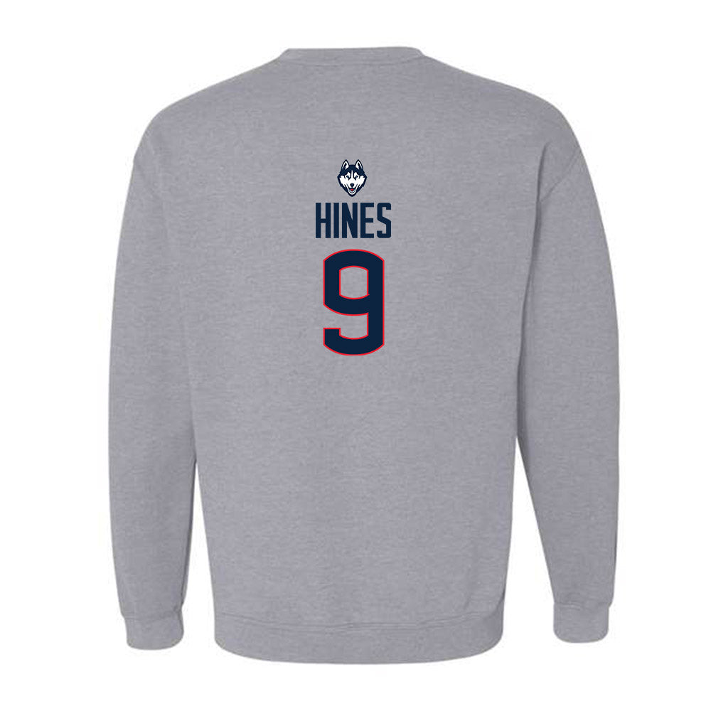 UConn - NCAA Men's Basketball : Na'Jai Hines - Classic Shersey Crewneck Sweatshirt-1