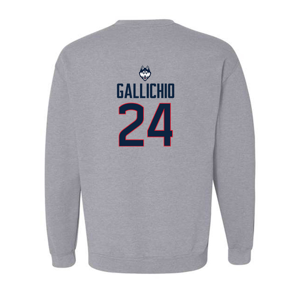 UConn - NCAA Men's Lacrosse : Eric Gallichio - Classic Shersey Crewneck Sweatshirt-1