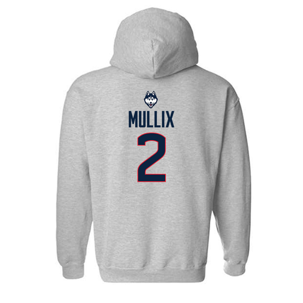UConn - NCAA Football : Tahjae Mullix - Classic Shersey Hooded Sweatshirt-1