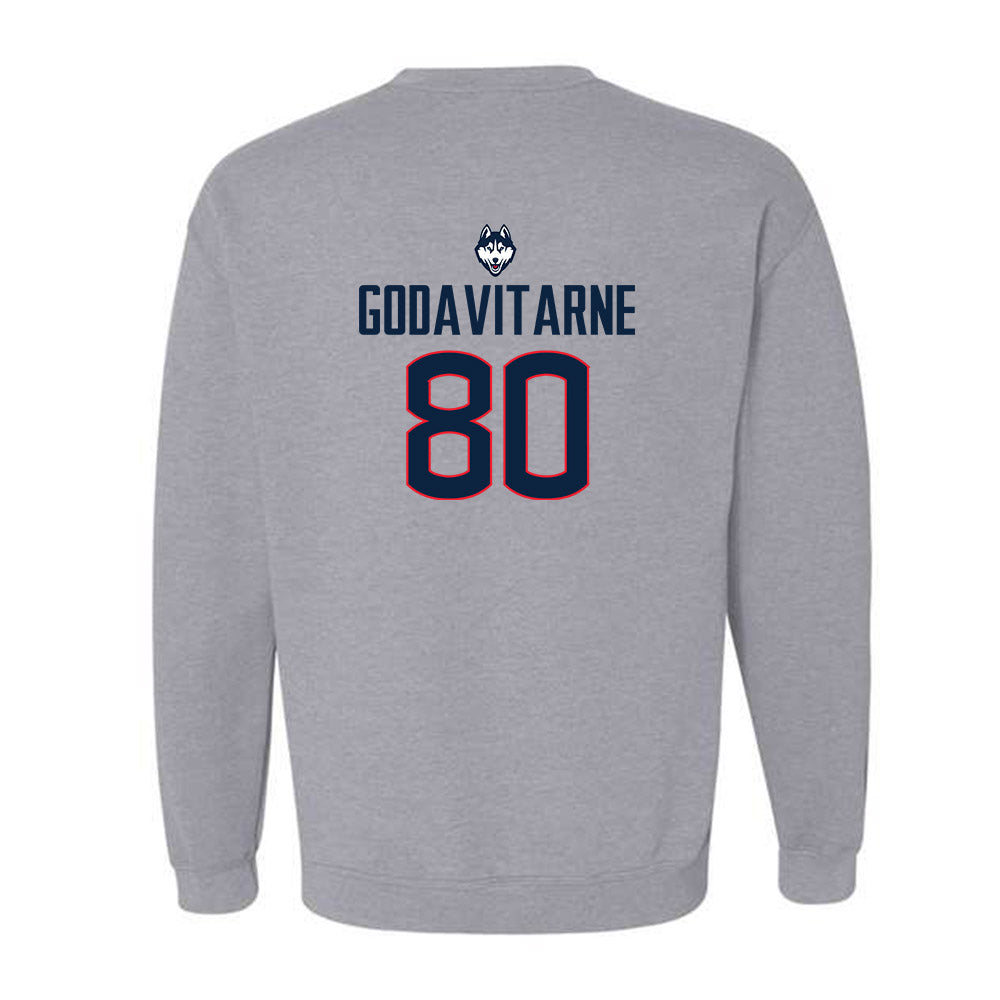 UConn - NCAA Football : Alex Godavitarne - Classic Shersey Crewneck Sweatshirt-1