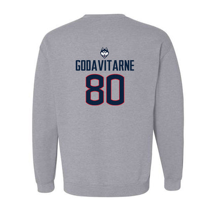 UConn - NCAA Football : Alex Godavitarne - Classic Shersey Crewneck Sweatshirt-1
