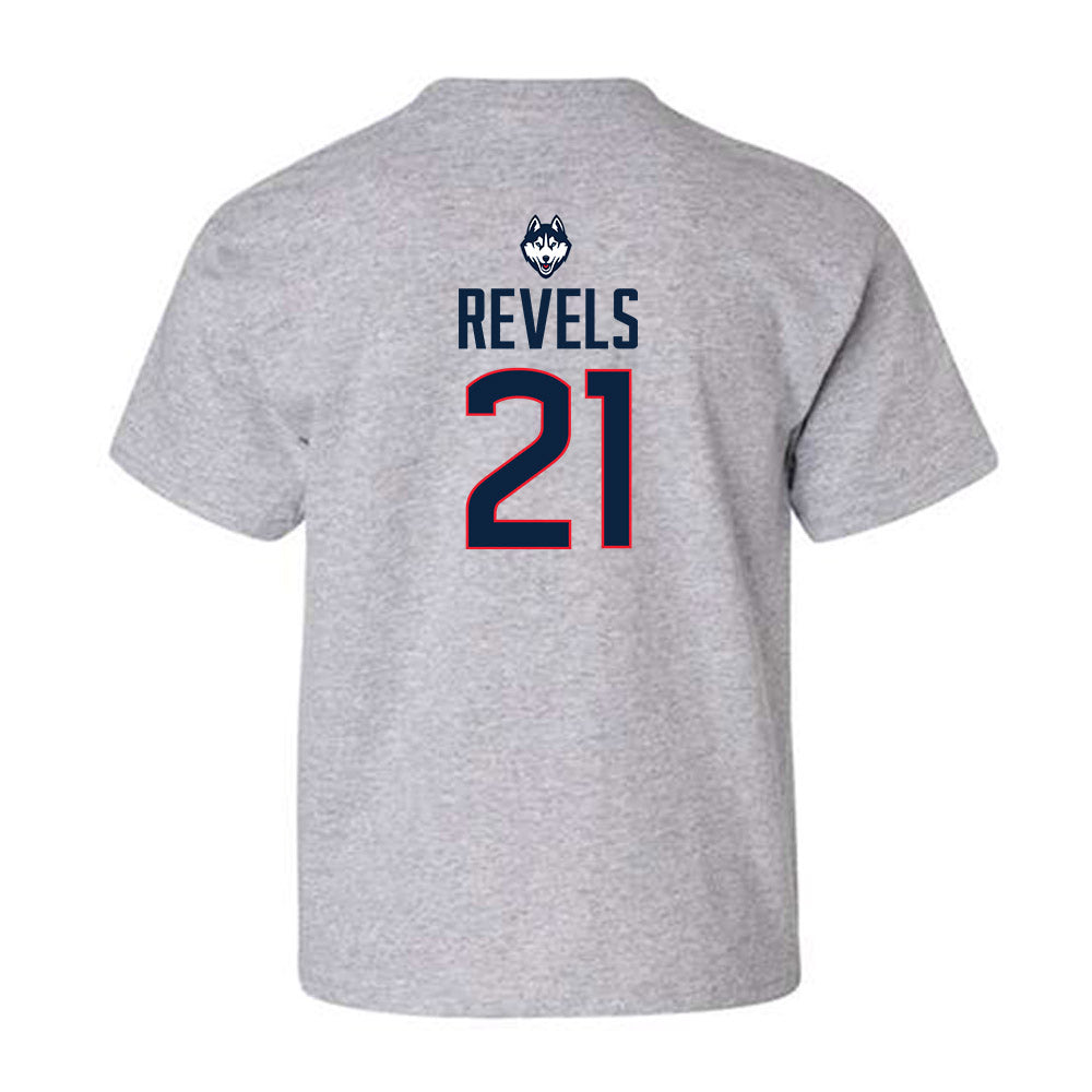 UConn - NCAA Football : Tracy Revels - Classic Shersey Youth T-Shirt-1