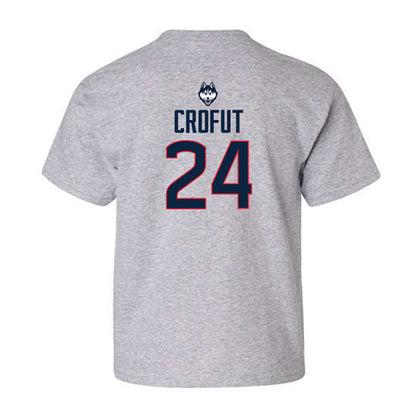 UConn - NCAA Football : Tashi Crofut - Classic Shersey Youth T-Shirt-1
