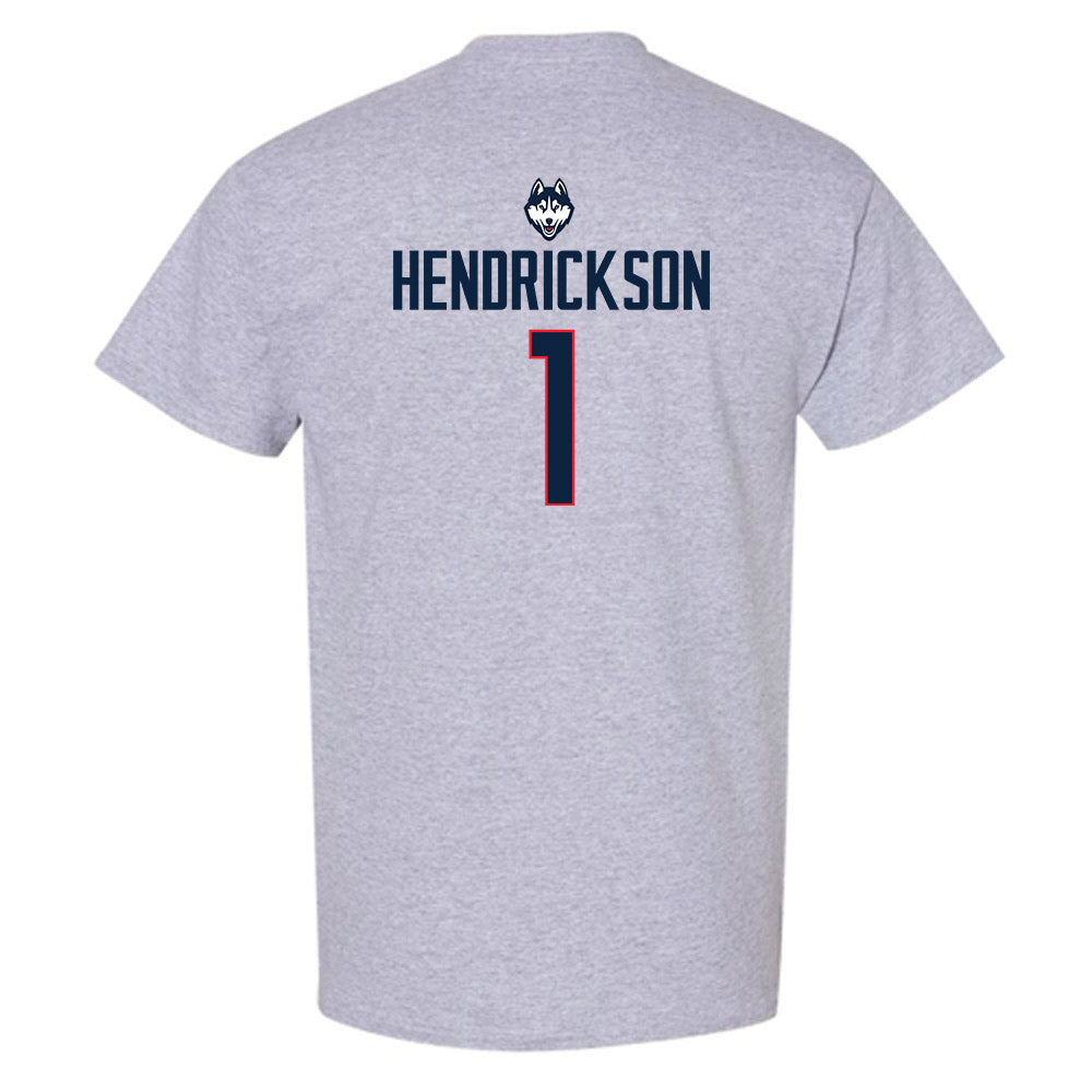 UConn - NCAA Men's Ice Hockey : Kam Hendrickson - Classic Shersey T-Shirt-1