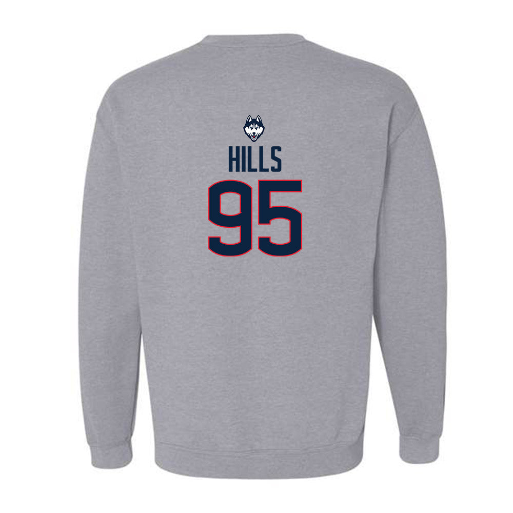 UConn - NCAA Football : Melvin Hills - Classic Shersey Crewneck Sweatshirt-1