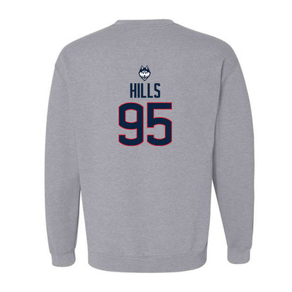UConn - NCAA Football : Melvin Hills - Classic Shersey Crewneck Sweatshirt-1
