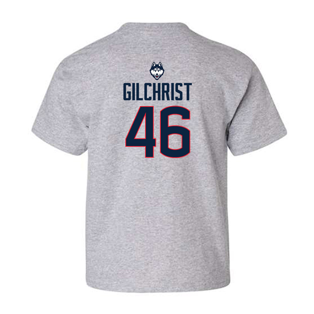 UConn - NCAA Baseball : Rob Gilchrist - Classic Shersey Youth T-Shirt-1