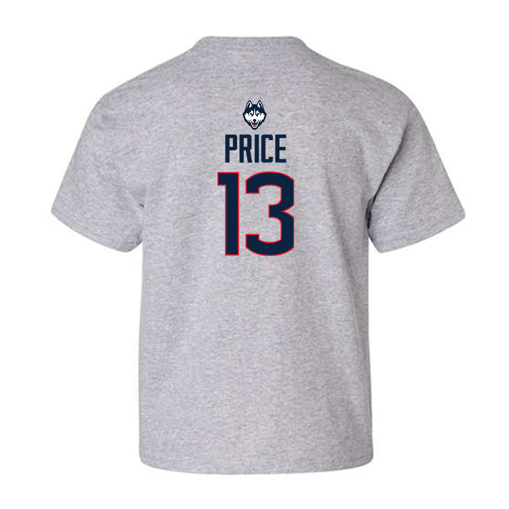 UConn - NCAA Football : Jayden Price - Classic Shersey Youth T-Shirt-1