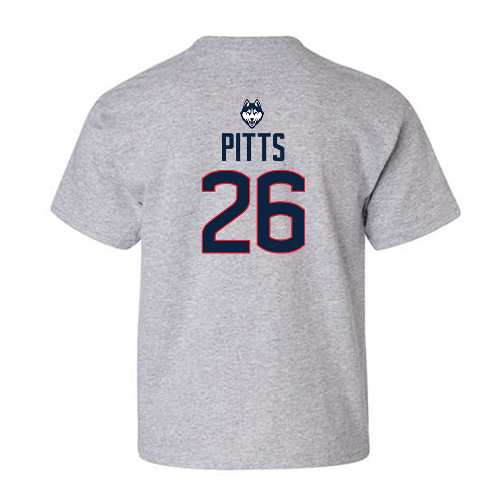 UConn - NCAA Baseball : Joe Pitts - Classic Shersey Youth T-Shirt-1