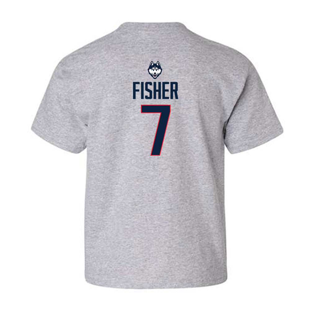 UConn - NCAA Women's Basketball : Kelis Fisher - Classic Shersey Youth T-Shirt-1