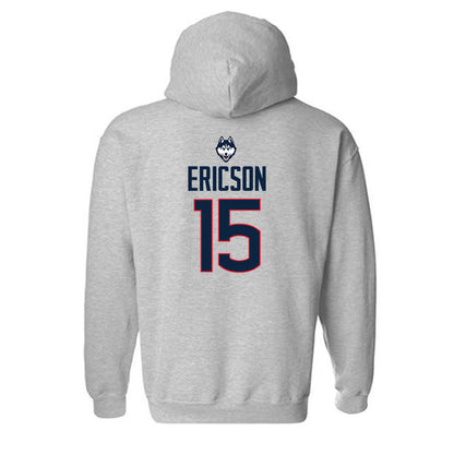 UConn - NCAA Baseball : Brady Ericson - Classic Shersey Hooded Sweatshirt-1